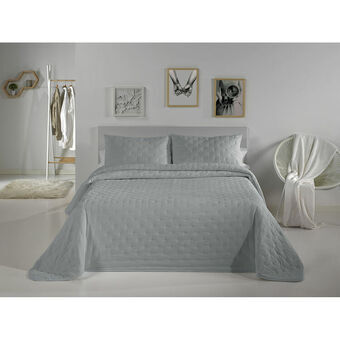 Bedspread (quilt) Pierre Cardin DOTS Pearl Gray King size (3 Pieces)