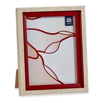 Photo frame Red Brown Crystal Wood Plastic (18,8 x 2 x 24 cm)