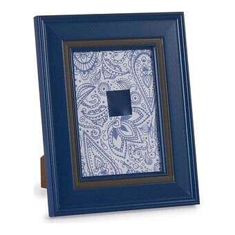 Photo frame Crystal Blue Plastic (2 x 26 x 21 cm)