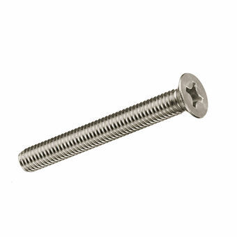 Box of screws FADIX DIN 965 Metric screw thread M5 x 50 mm Flat head (6 Units)