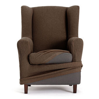 Armchair slipcovers Eysa TROYA Brown 80 x 100 x 90 cm