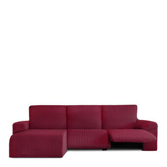 Right short arm chaise longue cover Eysa JAZ Burgundy 120 x 120 x 360 cm