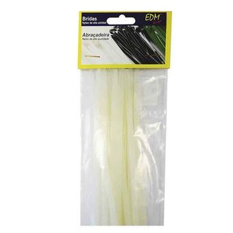 Nylon Cable Ties EDM 100 x 2,5 mm 25 Units White