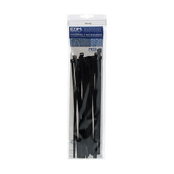 Nylon Cable Ties EDM 250 x 4,8 mm Black (25 Units)