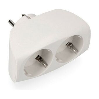 Socket extender EDM Double 2400 W 250 V 16 A Thermoplastic