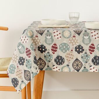 Stain-proof resined tablecloth Belum Merry Christmas 200 x 140 cm