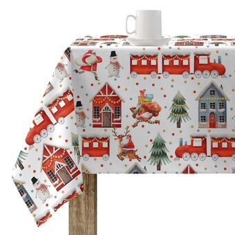 Stain-proof resined tablecloth Belum Merry Christmas 140 x 140 cm