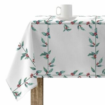 Stain-proof resined tablecloth Belum White Christmas 200 x 140 cm