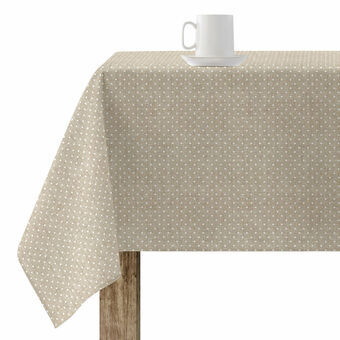 Stain-proof tablecloth Belum Plumeti White 100 x 300 cm