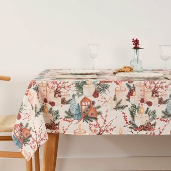 Stain-proof resined tablecloth Belum Christmas 140 x 140 cm