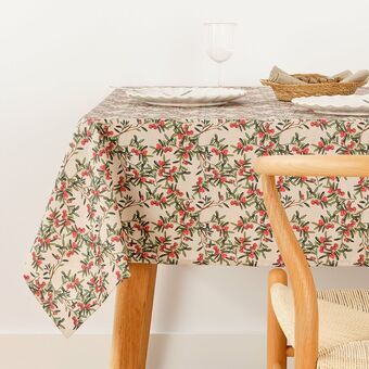 Stain-proof resined tablecloth Belum Mistletoe 140 x 140 cm