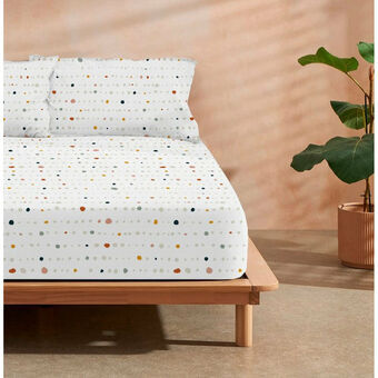 Fitted bottom sheet Decolores Sahara Multicolour 105 x 200 cm