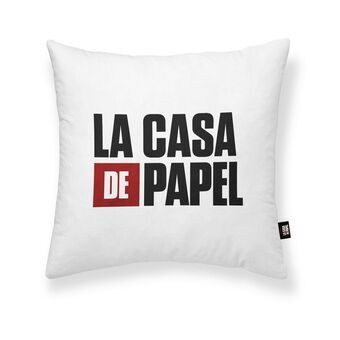 Cushion cover La casa de papel LCDP A White 45 x 45 cm