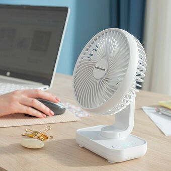 Rechargeable Desk Fan Fanrec InnovaGoods Ø5,4\'\' 3600 mAh / 13,3 W