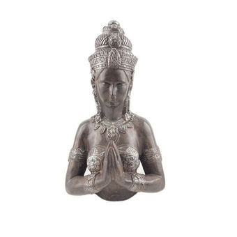 Bust Romimex Natural Resin Lady Buddha 21 x 35 x 15 cm