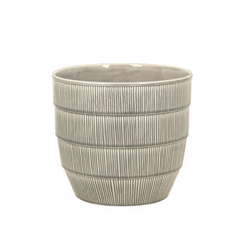 Planter Romimex Grey Ceramic 27 x 24 x 27 cm