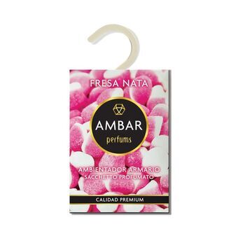 Air Freshener Ambar Strawberry Wardrobes Custard