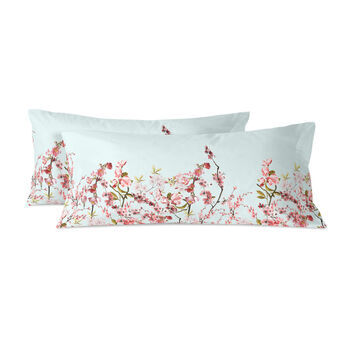 Pillowcase HappyFriday Chinoiserie Multicolour 45 x 110 cm (2 Units)