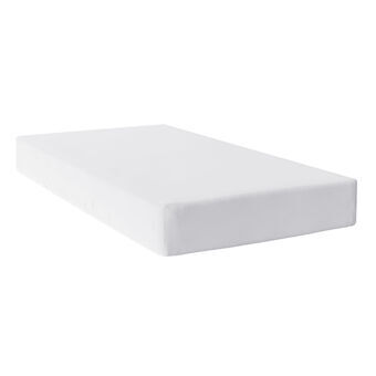 Fitted bottom sheet HappyFriday BASIC White 105 x 200 x 32 cm