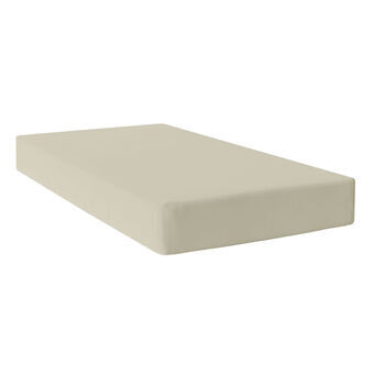 Fitted bottom sheet HappyFriday BASIC Beige 200 x 200 x 32 cm