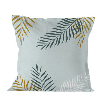 Pillowcase HappyFriday Blanc Foliage Mint Multicolour 60 x 60 cm