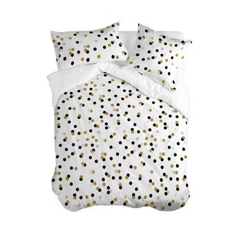 Nordic cover HappyFriday Blanc Golden dots Multicolour 155 x 220 cm