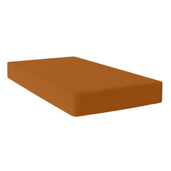 Fitted bottom sheet HappyFriday BASIC Terracotta 180 x 200 x 32 cm