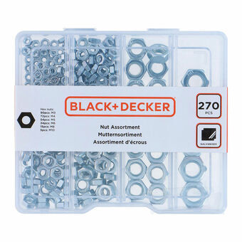 Set Nuts Black & Decker 270 Pieces