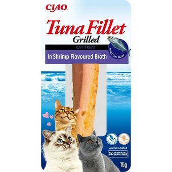 Snack for Cats Inaba Flavoured broth Prawns 15 g Tuna