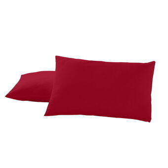 Pillowcase Alexandra House Living Burgundy 50 x 80 cm (2 Units)