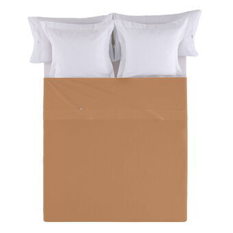 Top sheet Alexandra House Living Brown 190 x 270 cm