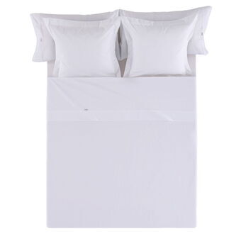 Top sheet Alexandra House Living White 190 x 280 cm