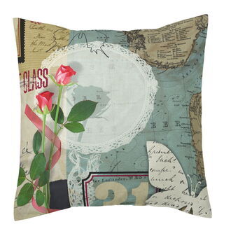 Cushion cover Alexandra House Living Travel 50 x 50 cm