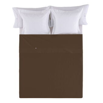 Top sheet Alexandra House Living Brown Chocolate 240 x 280 cm