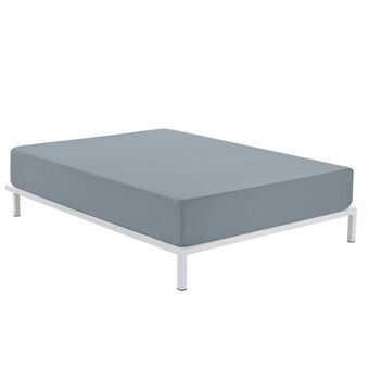 Fitted bottom sheet Alexandra House Living Steel Grey 160 x 200 cm