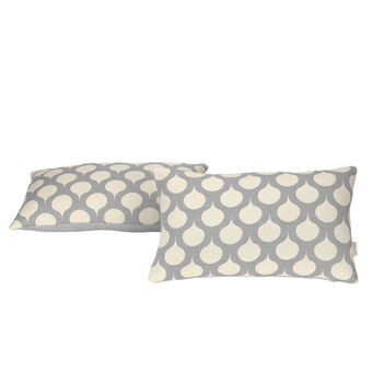 Cushion cover Alexandra House Living Astún Pearl Gray 30 x 50 cm 30 x 1 x 50 cm 2 Units