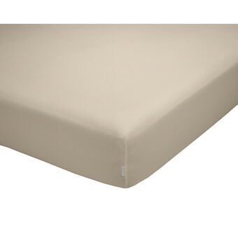 Fitted sheet Alexandra House Living QUTUN Taupe 90 x 200 cm 90 x 1 x 200 cm