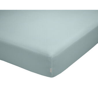 Fitted bottom sheet Alexandra House Living QUTUN Light Blue 90 x 200 cm 90 x 1 x 200 cm