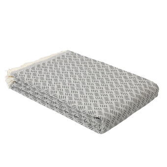 Blanket Alexandra House Living Tinto Grey 180 x 260 cm