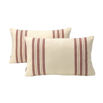 Cushion cover Alexandra House Living Burgundy 30 x 50 cm 2 Units