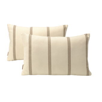 Cushion cover Alexandra House Living Beige 30 x 50 cm 2 Units