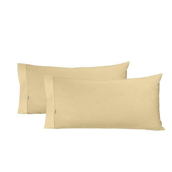 Pillowcase Alexandra House Living Light brown 45 x 80 cm (2 Units)