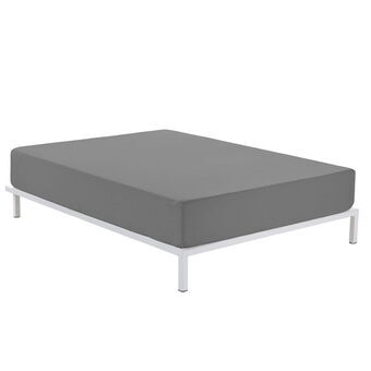 Fitted bottom sheet Alexandra House Living Titanium 105 x 190/200 cm