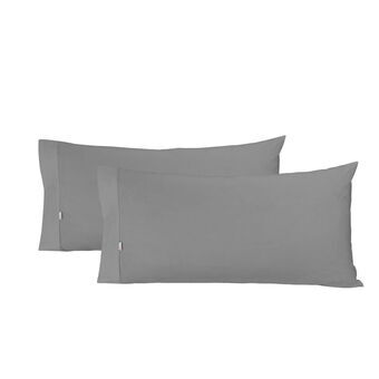 Pillowcase Alexandra House Living Titanium 45 x 80 cm (2 Units)