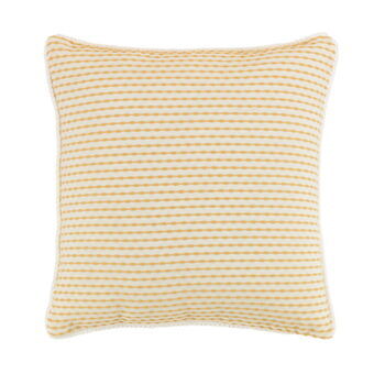 Cushion cover Alexandra House Living Porto Mustard 50 x 50 cm