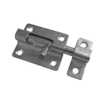 Door latch EDM Fastener Chromed Reinforced Silver Steel 40 mm