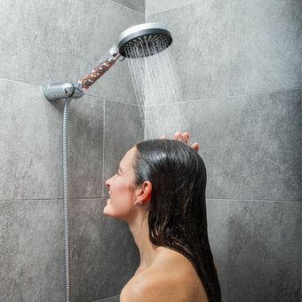 High Pressure Shower Head with Filter and Minerals Moshol InnovaGoods