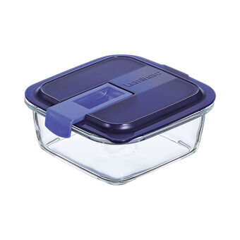 Hermetic Lunch Box Luminarc Easy Box Bicoloured Glass (760 ml)