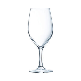 Set of cups Chef&Sommelier Evidence Wine Transparent Glass 350 ml (6 Units)