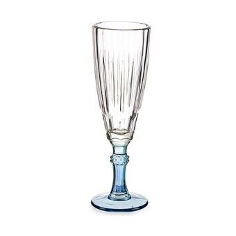 Champagne glass Exotic Crystal Blue 6 Units (170 ml)